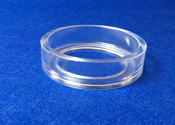 China Klären Sie fixierter Quarz-Glas-Ring-ausgezeichnete Sichtleistung mit Schritt fournisseur