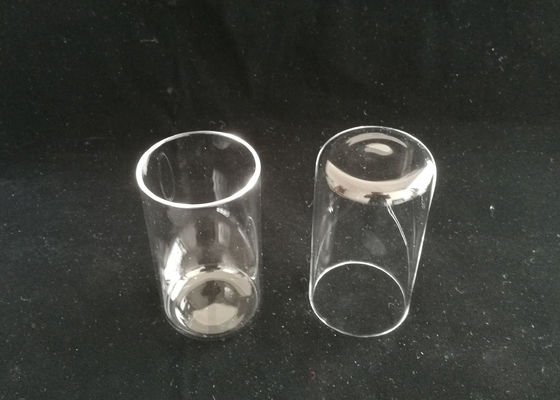 China Transparentes/klares Quarz-Glasrohr mit dem flache Unterseiten-Zollamt verfügbar fournisseur