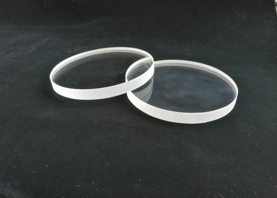 China Kundengebundene transparenter Quarz-Glas-Disketten mit Od 35mm u. Stärke 5mm fournisseur