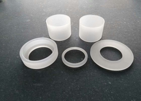 China Transparenter/lichtdurchlässiger Quarz-Glas-Flansch bei der strengen Toleranz fournisseur