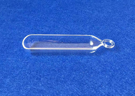 China Hoher Reinheitsgrad-fixierter Quarz Labware, kundenspezifische klare Quarz-Glas-Verbrennungs-Boote fournisseur