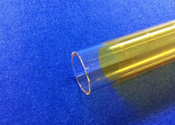 China PECVD fixierte Od das 30 Millimeter-Quarz-Glasrohr, das mit gelber 3M-Faser bedeckt wurde, die in beschichteter Photocoltaic-Industrie benutzt wurde fournisseur