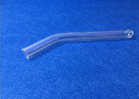 Transparentes fixierter Quarz-Glas-Reagenzglas rund/flache Unterseite optional fournisseur