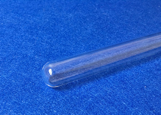 Transparentes fixierter Quarz-Glas-Reagenzglas rund/flache Unterseite optional fournisseur