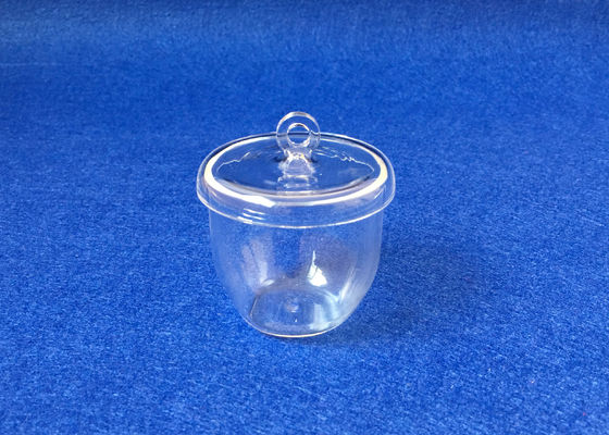 Transparenter Quarz-Glas-Tiegel mit den Abdeckungs-verschiedenen Volumen optional fournisseur