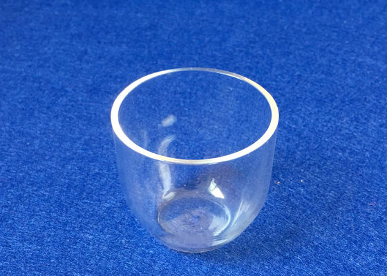 Transparenter Quarz-Glas-Tiegel mit den Abdeckungs-verschiedenen Volumen optional fournisseur