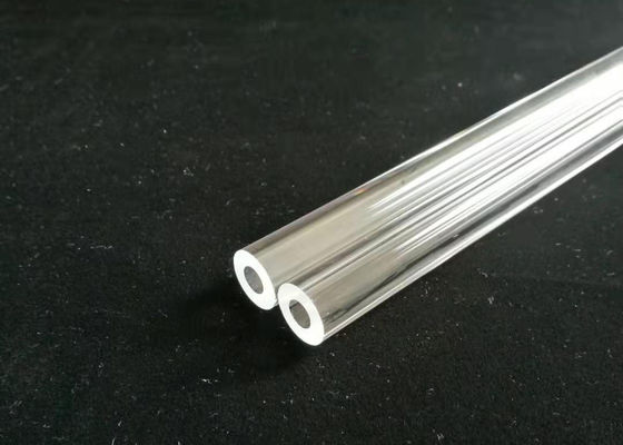 Transparentes/klares fixierter Quarz-Rohr mit 3mm schwerer Wandstärke fournisseur
