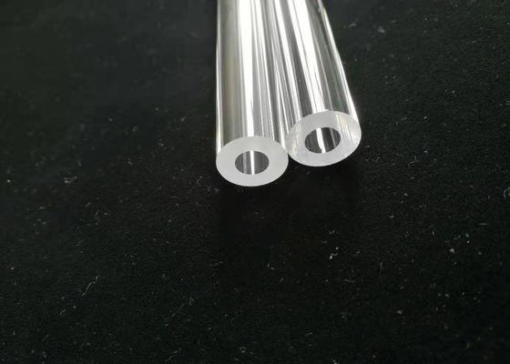 Transparentes/klares fixierter Quarz-Rohr mit 3mm schwerer Wandstärke fournisseur