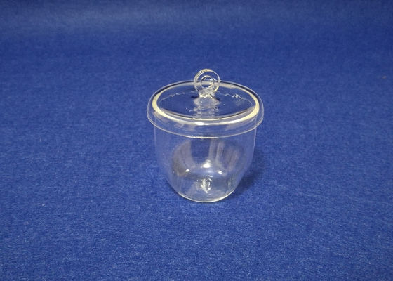 25ML klären fixierter Quarz-Tiegel mit verfügbaren dem Abdeckungs-Zollamt fournisseur