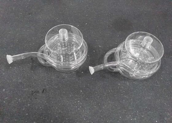 Quarz-Glas-Laborreaktor-Flaschen-hohe chemische Leistungs-Art mit gewundenem Rohr fournisseur