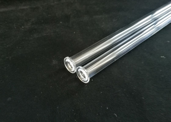 Ausgezeichnetes chemisches Leistungs-Quarz-Glas-Reaktor-Rohr mit Flansch Soem angenommen fournisseur