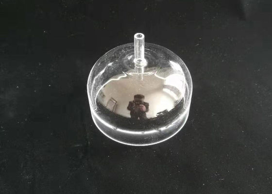 Fixierter Quarz-Glasglocke mit einem Rohr-hoher Reinheitsgrad-Material stellte Zollamt zur Verfügung fournisseur