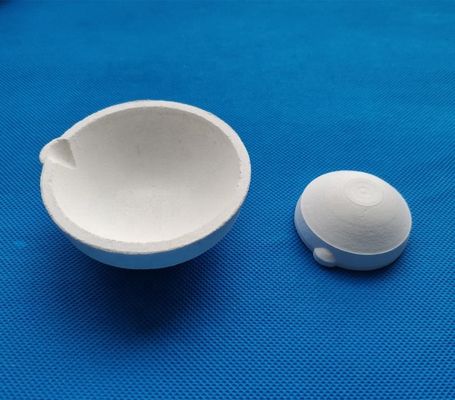 100 - Glas-Tiegel des Quarz-2500G/Silikon-keramischer Tiegel für Gold/Silber fournisseur