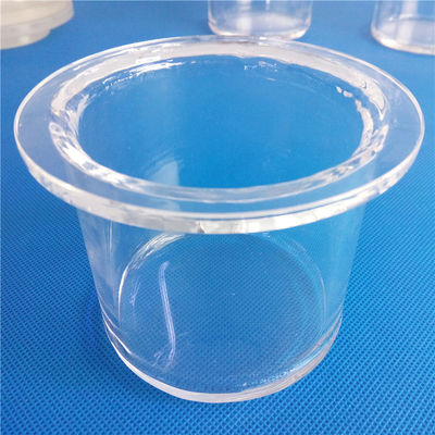 Personifizierter hoher Reinheitsgrad-Quarz-Flansch für Quarzglas-Rohr fournisseur