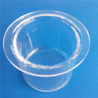 Personifizierter hoher Reinheitsgrad-Quarz-Flansch für Quarzglas-Rohr fournisseur