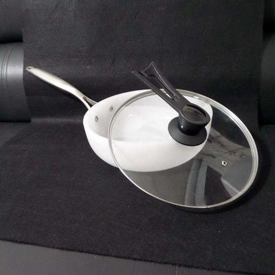 99,99% Reinheits-kundenspezifische Quarz-Produkte, milchiges weißes Quarz-Glas Pan fournisseur