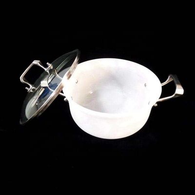 99,99% Reinheits-kundenspezifische Quarz-Produkte, milchiges weißes Quarz-Glas Pan fournisseur