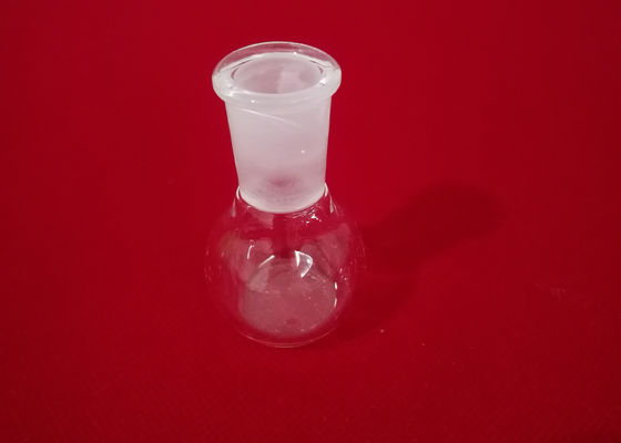 Labor liefert Glaswaren-transparenter Quarz-Glas Labware-Flasche mit Gelenk fournisseur