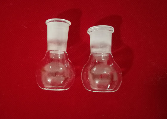 Labor liefert Glaswaren-transparenter Quarz-Glas Labware-Flasche mit Gelenk fournisseur