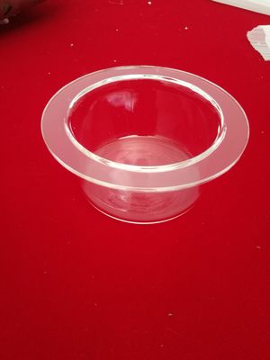 Quarz Labware liefert Glas fixierten des Quarz-SiO2 Labware der Glaswaren-99,995%/Tiegel-mit/ohne Flansch fournisseur