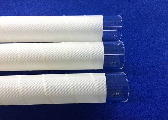 PECVD Fused OD 30 mm Quarzglasrohr mit weißer 3M-Faser für die Hochtemperaturbeständigkeit in der Solarindustrie fournisseur
