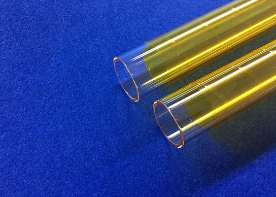 PECVD fixierte Od das 30 Millimeter-Quarz-Glasrohr, das mit gelber 3M-Faser bedeckt wurde, die in beschichteter Photocoltaic-Industrie benutzt wurde fournisseur